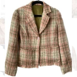 Vintage Women’s Plaid Blazer Jacket | M